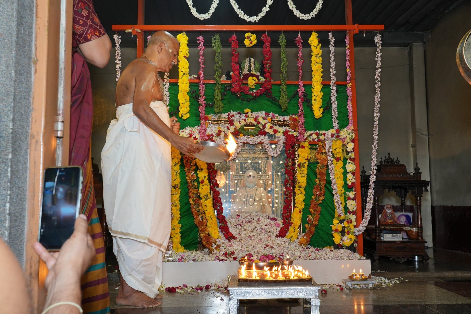 Grutha (Ghee) Deepa - Shree Rayara Brindavana